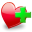 Favorite, Add, Heart Crimson icon
