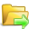 open, Go, Folder Goldenrod icon