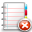 Notebook, remove, delete DarkGray icon