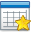 table, star SkyBlue icon