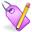 Edit, purple, tag Icon