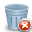 trashcan, delete, Garbage LightSlateGray icon