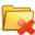 delete, Folder SandyBrown icon