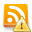 Rss, Error Orange icon
