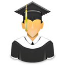 learner, school, university, Graduated, student Black icon