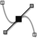 Bezier Black icon