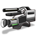 Videocam Black icon