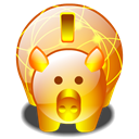 Bank, piggy, savings Black icon