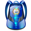 Backpack Black icon