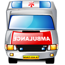 Ambulance Black icon