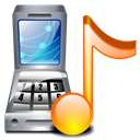 music, ringtones Black icon