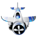 Plane, Aircraft Black icon