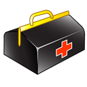 medical, Bag Black icon
