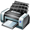 printer, Bubble, jet Black icon