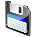 Disk, Floppy Black icon