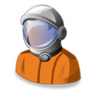 Astronaut Black icon