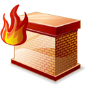 Firewall Black icon