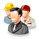 workers, testimonials, office, Gente, Users, group, people DimGray icon