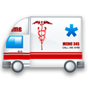 Ambulance Black icon