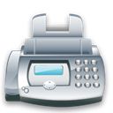 Fax Black icon