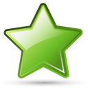 star, bookmark Black icon