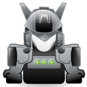 robot Black icon