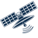 Satellite Black icon