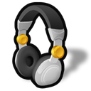 Headphone Black icon