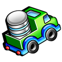 Data, transport Black icon