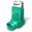 inhaler, Asthma Black icon