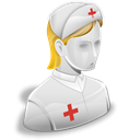 medical, Nurse Black icon