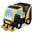 sweeping, Hydraulic Black icon