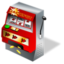 machine, slot, Jackpot Black icon