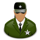 Officer, Watchman Black icon