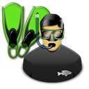 Diver Black icon