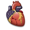 Cardiology, organ, Heart Black icon