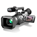Videocam Black icon