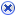 White, cross RoyalBlue icon