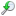 Magnifier, history Green icon