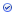 White, tick RoyalBlue icon