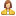 yellow, user, Female Icon