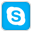 Skype DeepSkyBlue icon