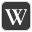 Wiki, wikipedia DarkSlateGray icon