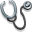 stethoscope Black icon