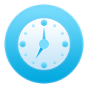 Clock LightSkyBlue icon
