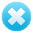 remove, delete, Clear LightSkyBlue icon