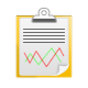 report, Data, Analysis, statistics Gainsboro icon