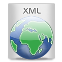 File, document, xml Silver icon
