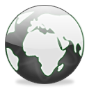 planet, world, internet, globe, earth DarkSlateGray icon