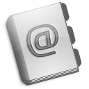 contacts, Addressbook Gainsboro icon